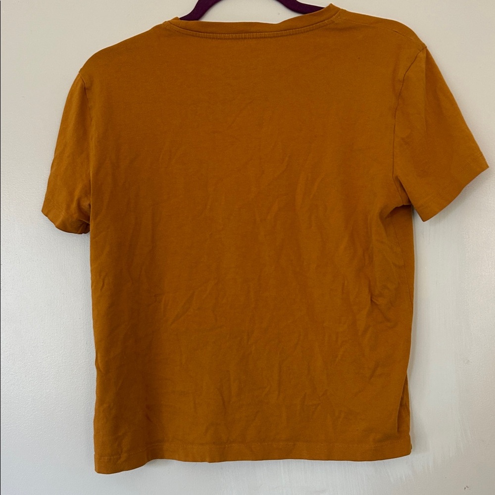 Everlane Box Cut Pocket Tee - Marigold - Picture 3 of 3